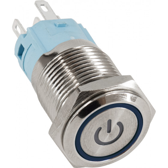 GloboStar Led ����������� ��������� �������� - ������� Push On ����������� Ac 220-240V ��������� IP67 �18mm �� Angel Eye ���� - (70778)