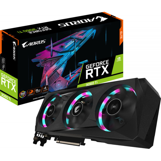 Gigabyte Rtx 3060 Ti Aorus Elite 8G V2 - (GVN306TAE-00-G)