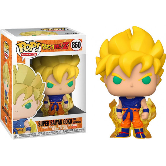 Funko POP! Animation: Dragonball Z S8 - Super Saiyan Goku First Appearance #860 Vinyl Figure