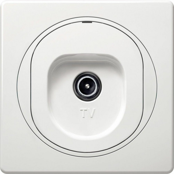 Eon Tv Aerial Socket For Individual systems, White - (ERW-EON-E612I.000)