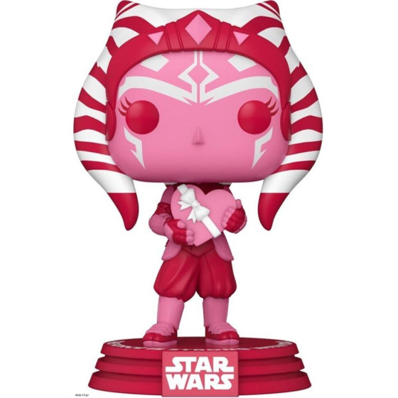 Funko Pop! Star Wars: Valentines S2 - Ahsoka #496 Bobble-Head Vinyl Figure