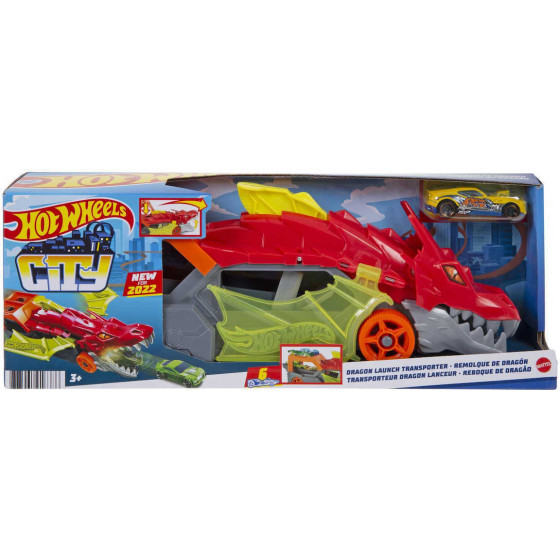Mattel Hot Wheels Dragon Launch Transporter (GTK42)