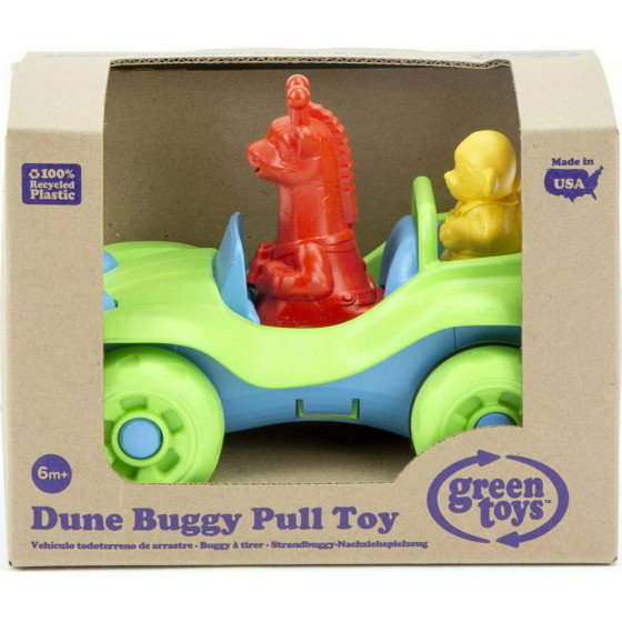 Green Toys: Dune Buggy Pull Toy - Green (PTDG-1309)