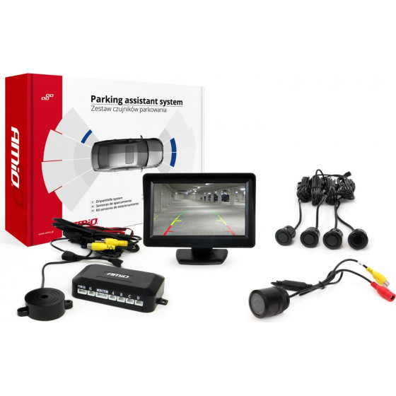 AMiO ������� ������������� 12V �� 4 ���������� ����� Gold (�����) 18mm ������ HD-301 ��� ����� TFT01 - 1 ���. - (01580)
