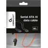 Cablexpert Serial Ata Iii 30CM Data Cable Metal Clips - (CC-SATAM-DATA-0.3M)