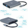 Cablexpert Usb TYPE-C 6-IN-1 MULTI-Port Adapter Space Grey - (A-CM-COMBO6-01)