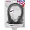 Defender Aura 101 Stereo Headphones Jack 3.5mm 1.8m Black - (63101)