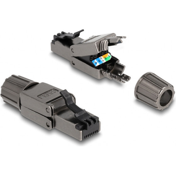 DeLock ����� RJ45 Cat 8.1 Stp tool-free, ���� - (86514)