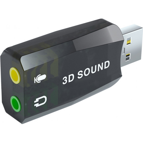 POWERTECH USB ����� ���� 5.1CH, �� ����� ���������� ��� ���������� - (CAB-U036)