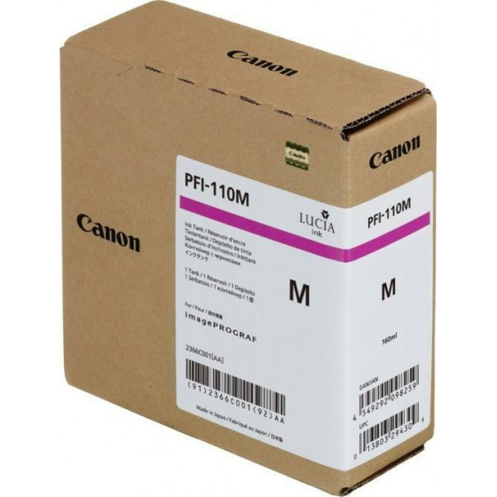 Canon Ink Pingment PFI-110M Magenta 160ml - (2366C001)