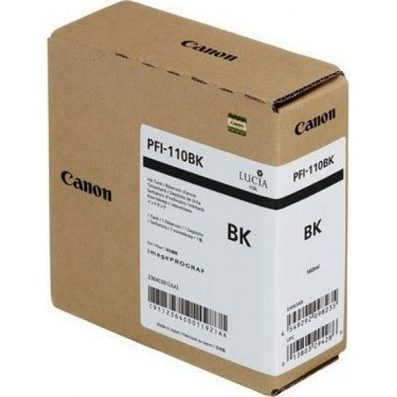 Canon Ink Pingment PFI-110PBK Photo Black 160ml - (2364C001)