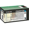 Lexmark Toner Laser C544X1C Cyan High Yield 4K Pgs - (C544X1CG)