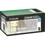 Lexmark Toner Laser C544X1C Cyan High Yield 4K Pgs - (C544X1CG)