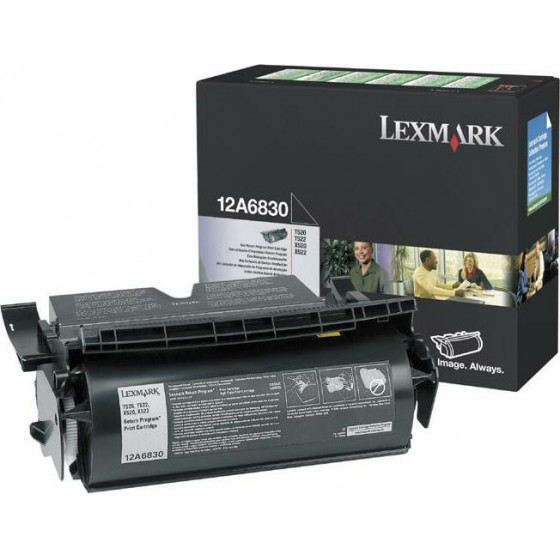 Lexmark Toner Laser Black 7500 Pgs - (12A6830)