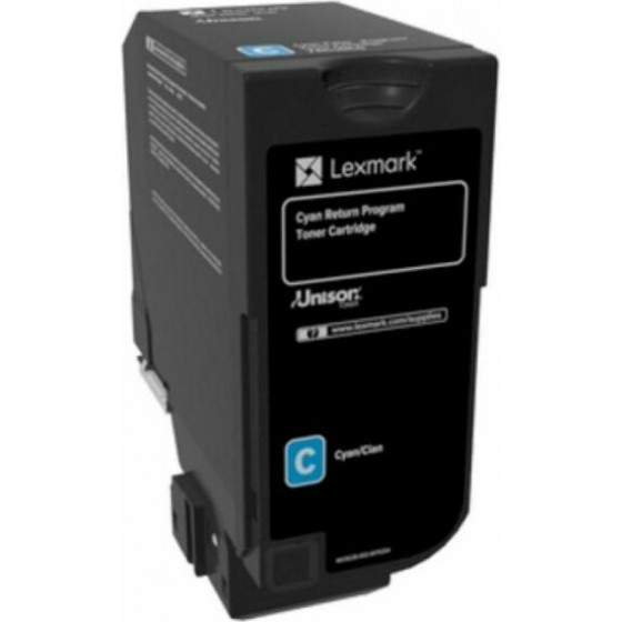 Lexmark Toner Laser Cyan -7k Pgs - (74C2SC0)
