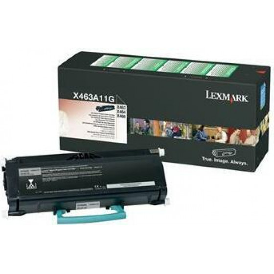 Lexmark Toner Laser X463A11 Black 3.5K Pgs - (X463A11G)