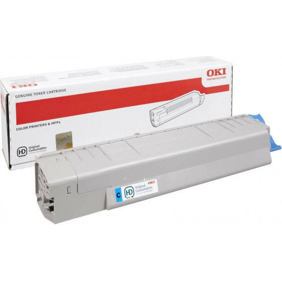 Oki Toner Laser Cyan - 7.3K Pgs - (44643003)