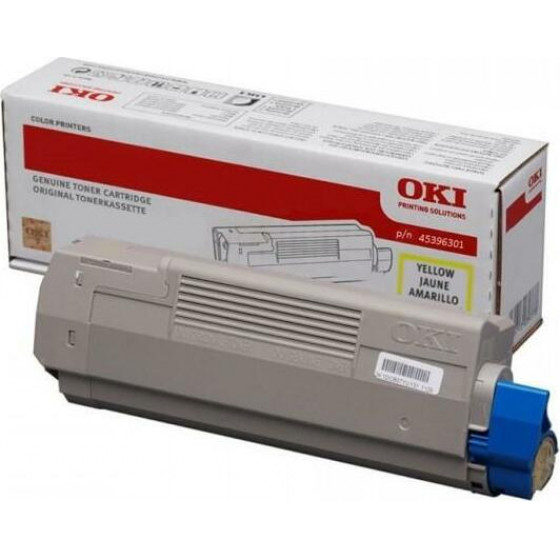 Oki Toner Laser Yellow - 6K Pgs - (45396301)