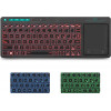 RIITEK �������� ������������ Mini K18+ �� touchpad, Rgb backlit, 2.4GHz - (RT-MWK18+)