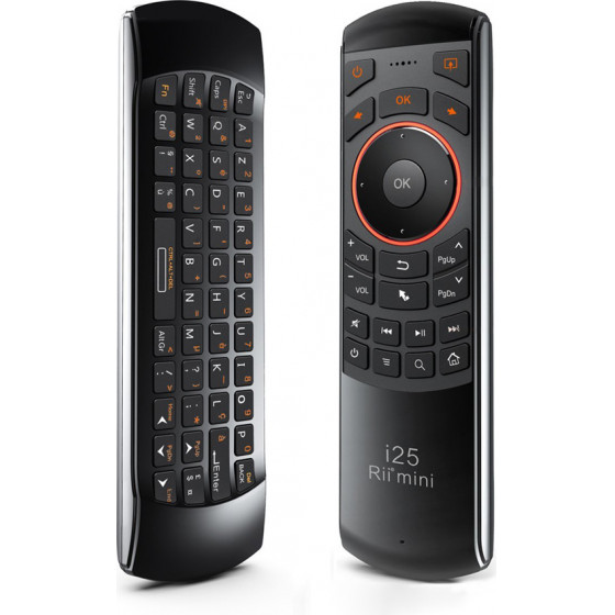 RIITEK ��������������� Mini i25 �� ������������ & Air mouse, 2.4GHz - (RT-MWK25)