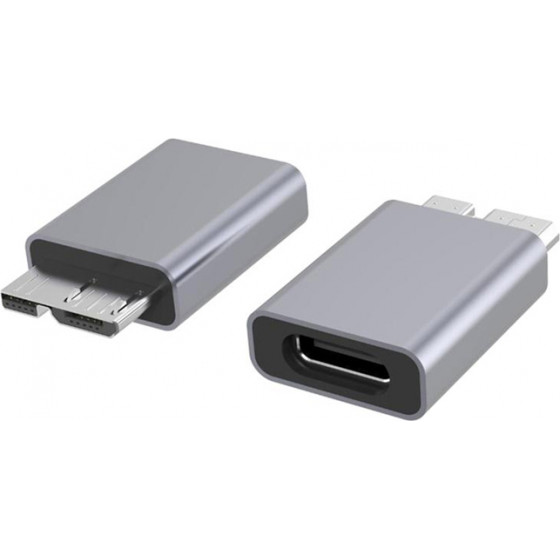 Powertech ���������� Usb 3.0 Micro B �� USB-C ������ ���� - (PTH-067)