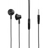 NSP Hands Free Stereo Universal 3.5mm 1.2m Ultra Bass HN30 With Remote And Mic BLACK