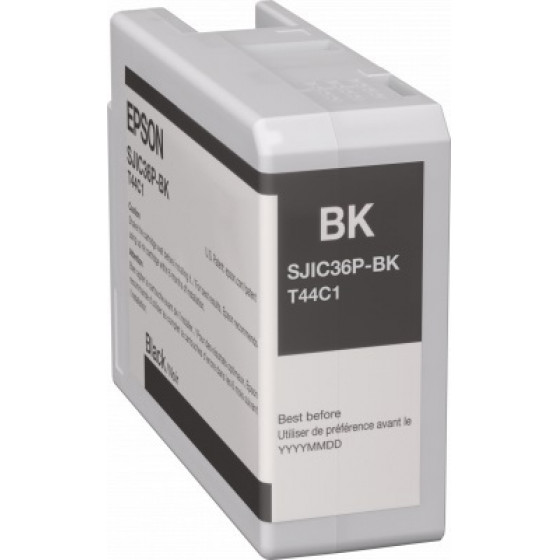 Epson Black Crtr Colorworks C6000/ 6500 - (C13T44C140)