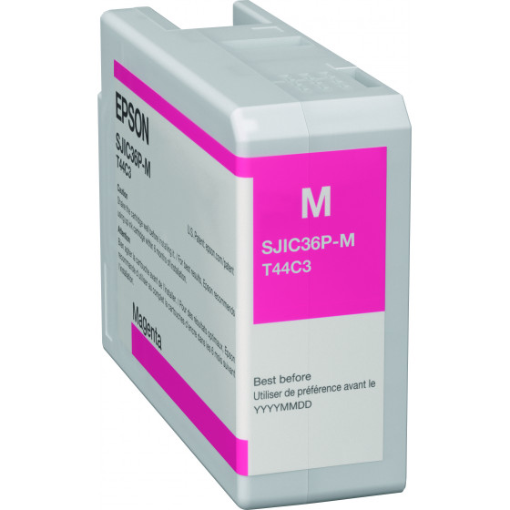 Epson Magenta Crtr Colorworks C6000/6500 - (C13T44C340)