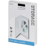 Vivanco ����� Dvd Slim Case 5pCs Transparent - (31715)