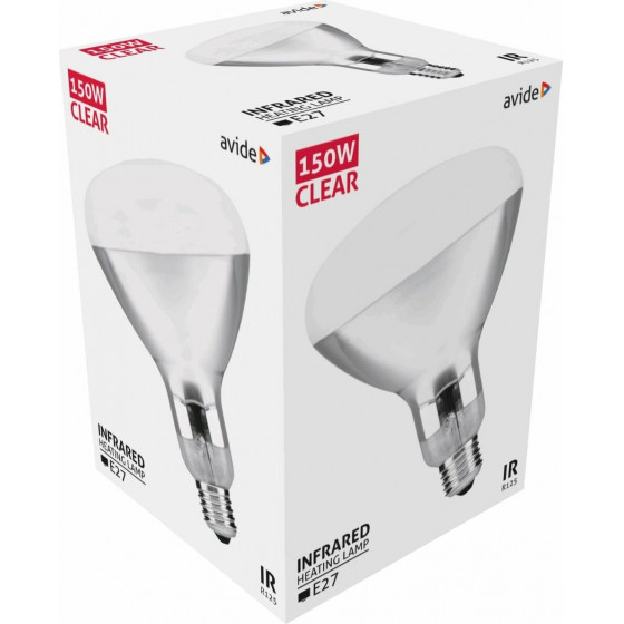 Avide Infra Bulb E27 150W Clear - (ASIR27-150W-C)