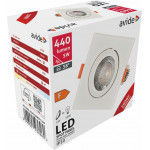 Avide LED Downlight 38� Square 5W WW 3000K - (ALDLS38WW-S-5W)