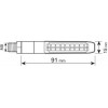 Lampa ���� Moto ���� 12V Smd Led ����� 3 ������� (������ /����/����) 91x15mm - 2 TEM. - (91623)