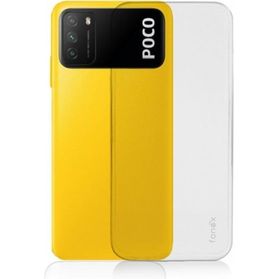 Fonex Tpu Case 0.2mm Xiaomi Poco M3 Backcover - (INV1587T)
