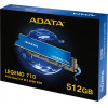 Adata Ssd M.2 Nvme PCI-E 512GB Legend 710 M.2 2280, Nvme PCI-E GEN3x4, Read 2400MB/s, Write 1000MB/s, Iops : Up To 90K/150K, 3YW. - (ALEG-710-512GCS)