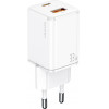 Usams ��������� ������ CC144, USB-C & USB, PD & QC, 33W, ������ - (CC144TC02)