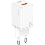 Usams ��������� ������ CC144, USB-C & USB, PD & QC, 33W, ������ - (CC144TC02)