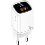 Usams ��������� ������ CC152 �� �����, USB-C & USB, PD & QC, 33W, ������ - (CC152TC02)