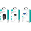 Usams ��������� ������ CC152 �� �����, USB-C & USB, PD & QC, 33W, ������ - (CC152TC02)