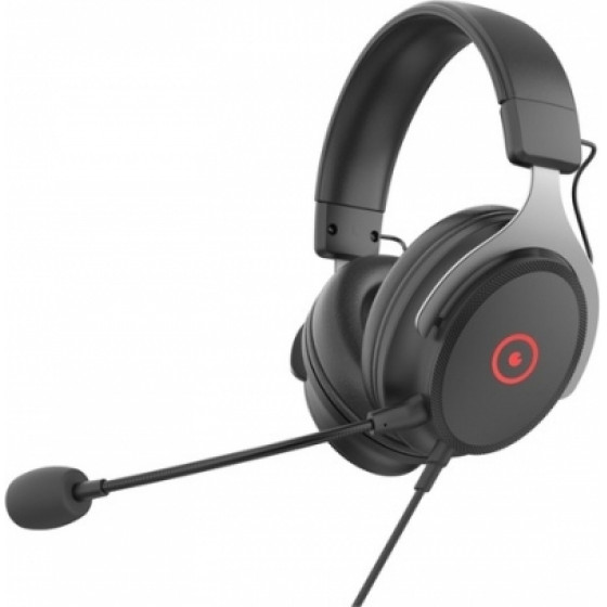 Muvit Gaming Stereo Headphones 3.5mm Jack + Sound Controller Black - (MGH500)
