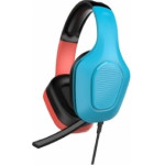 Muvit Gaming Stereo Headphones 3.5mm Jack 2m Cable Nintendo Switch Blue Red - (MGH101)