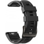 Tech-Protect Replacment Band Icon For Garmin Fenix 5 / 6 / 6 Pro / 7 Black - (TPRGF5B)