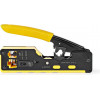 Nedis CCGG89510BK Crimp Pliers Cutting / Plier / STRIPPING, Rubber / Steel Black / YELLOW