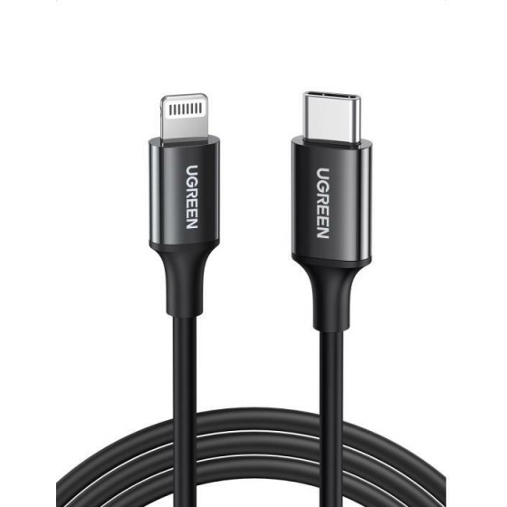 Ugreen Charging Cable Mfi US171 18W Pd TYPE-C/i6 Black 1m 60751 3A - (US171/60751)