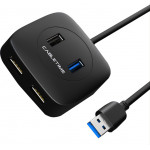 Cabletime Usb Hub AMAF4, Usb 3.0/Micro USB/3x Usb 2.0, 0.15m, �����