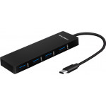 Cabletime USB-C Hub C160, 4x USB, 5Gbps, 0.15m, �����