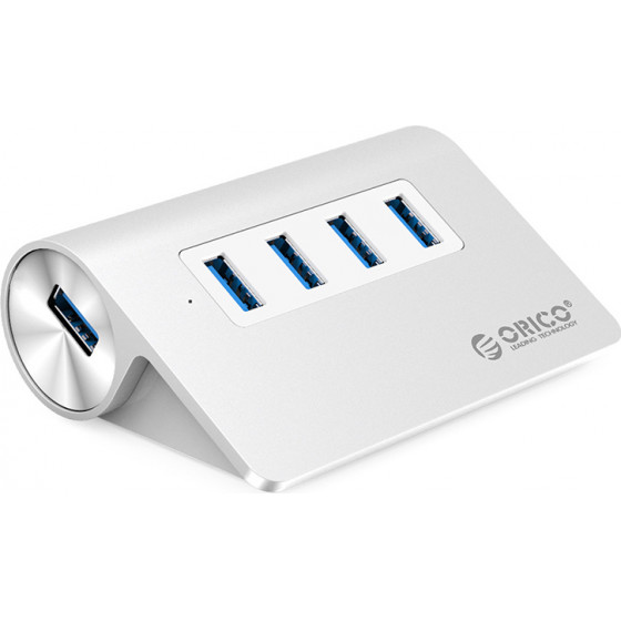 Orico Usb Hub M3H4, 4x USB, 5Gbps, ����� - (M3H4-V1-SV-BP)
