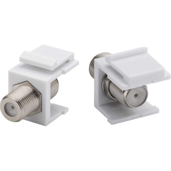 Powertech F-Coupler Adapter ��� Patch panel, ����� - (CAB-N154)