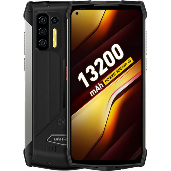 Ulefone Smartphone Power Armor 13, IP68/IP69K, 6.81'', 8/256GB, 13200mAh - (ARMOR13-BK)