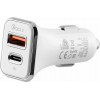 Lime Successories Lime Dual ��������� ����������� Usb 3.0/Pd Type C Fast Car Charger Qc 3.0 LCUPD21 40W 5V-7A/9V-4.8A/12V-3.6A WHITE