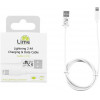 Lime Successories Lime Lightning Long Usb 2.4A ��������-Data 2m LUL02 WHITE